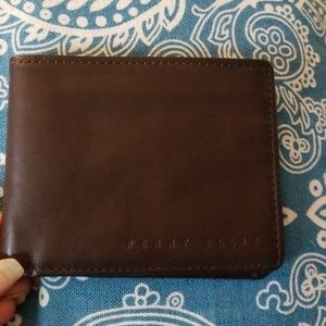 Brown leather wallet